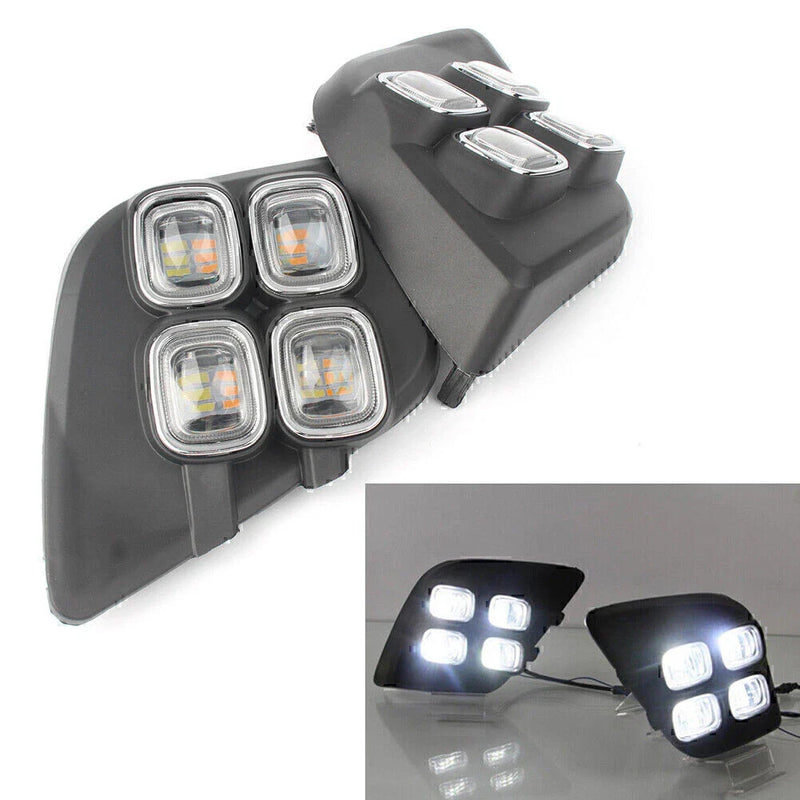 Toyota Hilux Vigo Revo LED DRL Fog Lights (2015-2017)