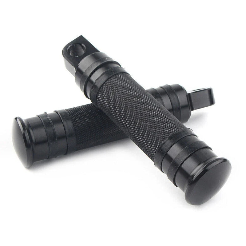 Harley Davidson  -  Black Aluminum Male Mount Footpeg Pegs