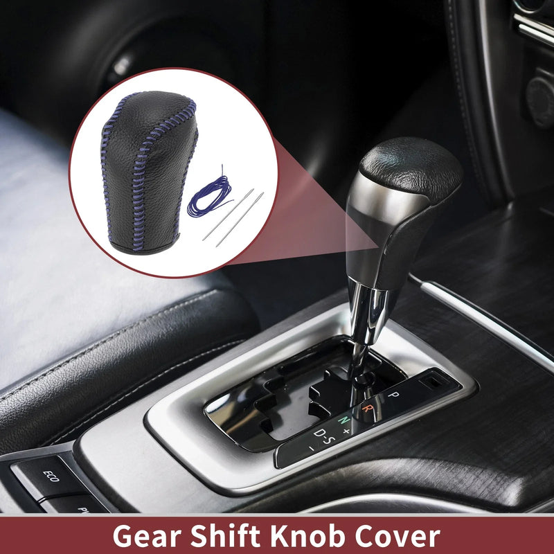 Honda Inspire Blue Faux Leather Gear Shift Knob Cover (2000-2001)