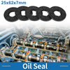 MakeModel Oil Seal / 25x62x7mm / Seal Ring Shaft Nitrile Rubber Black 5 Pcs