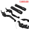 Kawasaki ZX10R / RR Black Extendable Brake Clutch Levers Grips (2004-2023)
