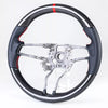 Porsche 911 718 Boxster Cayman Macan Steering Wheel Carbon Leather Red (2016-2023)