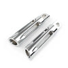 Harley Touring Sportster Dyna Softail CNC Chrome Foot Pegs