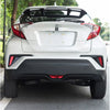 Toyota C-HR Carbon Fiber Rear Fog Lamp Bumper Light Cover Trim (2018–2022)