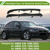 BMW E46 Headlight Eyebrow Headlamp Eyelid Covers (1998-2006)