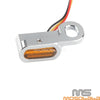 Harley Dyna Motorcycle Front LED Mini CNC Turn Signal Lights