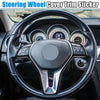 Mercedes Benz A B C Black Steering Wheel Covers (2012-2023)