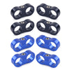 Universal Fit Braided AN10 Separator Clamp 4 x Alloy (No Year Specified)