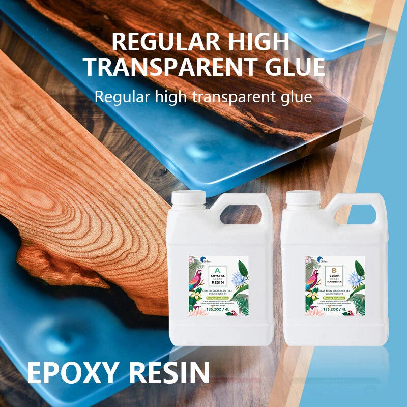 Crafts & River Table 2L Epoxy Resin Kit 1:1 UV Clear Coating