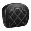 Harley Touring Electra Glide Black Passenger Sissy Bar Backrest Pad (2014-2023)