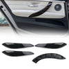 BMW 3 / 4 Series 4 x Black Inner Door Handle Covers (2013-2018)