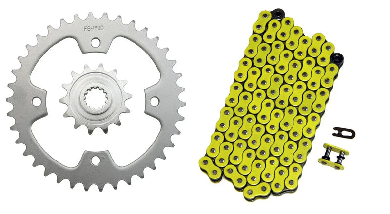 Kawasaki KFX450R 520x94 Drive Chain & 14/38 Sprockets (2008–2014)
