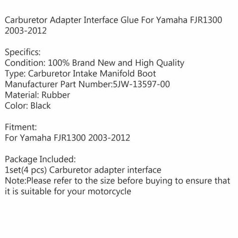 Yamaha FJR1300 Carburetor Intake Manifold (2003-2012)