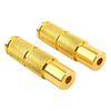 Universal Motorcycle Bike Racing Yellow Rear Set Footpegs