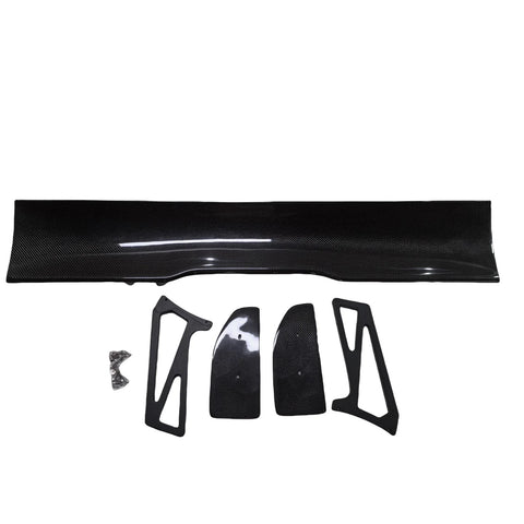 KIA K5 LX LXS GT EX (2021-2024) Black Carbon Fiber Rear Spoiler Lip