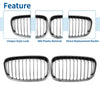 BMW 1 Series F20 Pair Front Upper Bumper Grille Signal Slat (2011-2014)