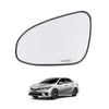 Side Mirror Glass Lens Left Fits Toyota Corolla Altis Camry 4D Sedan 2014-18 D05