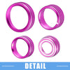 GMC Sierra (2014-2018) Purple 8 Pcs AC Vent Ring Cover Trim