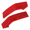 Ford F-150 Red Front Bumper Headlight Grille Cover Trim (2021-2022)