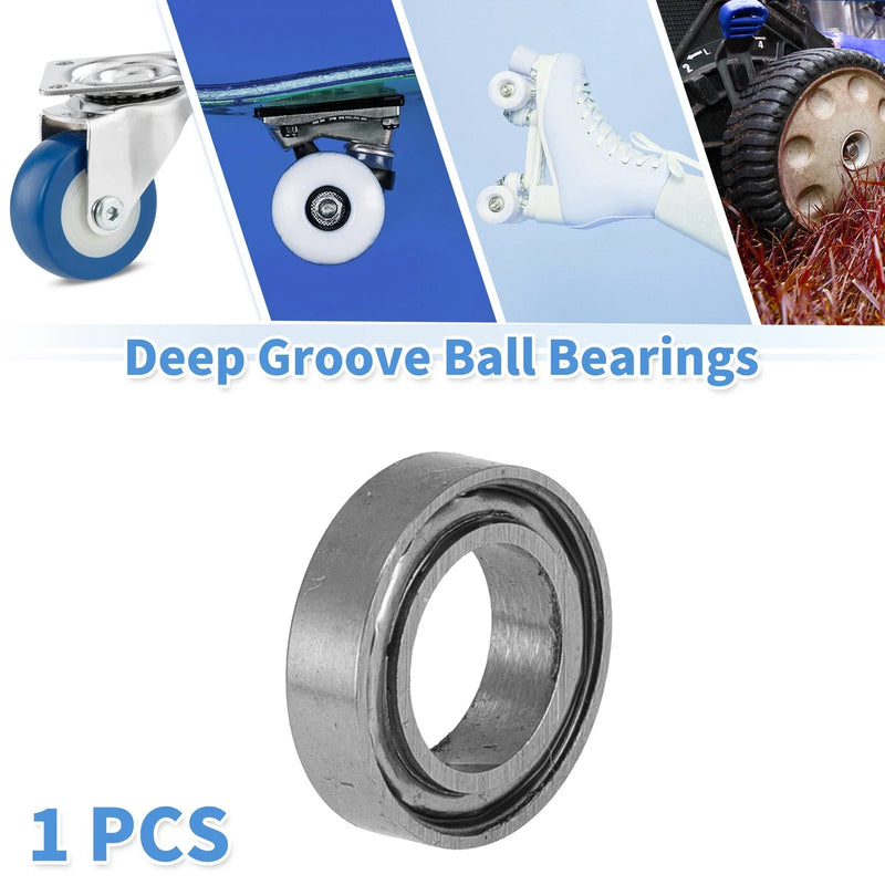 Scooter Skateboard Wheel Deep Groove Ball Bearings 6x10x2.5mm 1 Pc