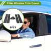 Chevy Silverado (2019-2023) Carbon Fiber 6 Pcs Door Pillar Window Trim