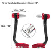 Motorcycles Red 1 Pair / 7/8" 22mm / Universal Lever Guard