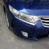 Acura TSX Sedan 2 x Chrome Front Head Light Eyelid Cover Trim (2009–2014)