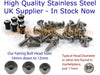 Suzuki RG500 Gamma Bolt Set / Stainless Steel / Fairing & Front Windscreen Bolts (1985–1987)