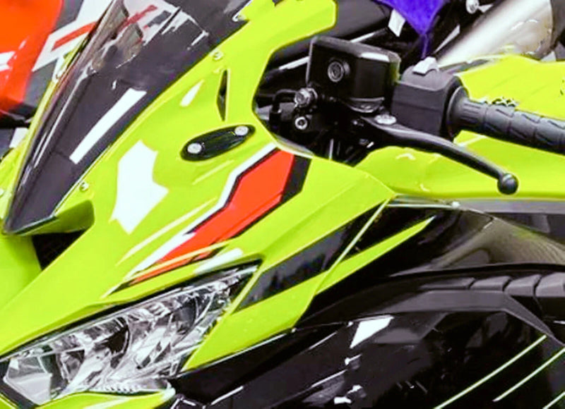 Kawasaki ZX6R Rearview Mirror Block Off Plates (2009-2015)