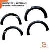 Ford Ranger T6 PX1 Matte Black Fender Flares (2012-2015)