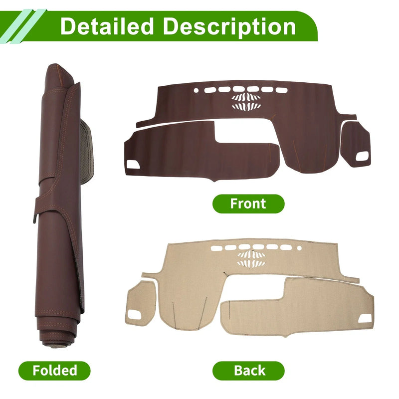 Lexus RX350 (2016-2019) - Brown Dash Carpet Dashboard Cover Mat