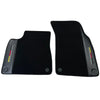 Audi A4 B5 Avant (1996-1999) with Carbon - 2 x Mats Black Floor Mats