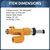 Lexus ES350 (2019-2023) 1 Pc Fuel Injector Yellow