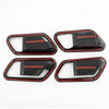 Nissan Sentra 2020-2024 Carbon Style Inner Door Handle Bowl Cover Trim