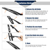 Honda Civic Tourer CRV Jade 300mm Rear Wiper Blade (2013-2016)
