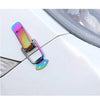 Universal 2 x Neon Chrome Electroplate Bumper Trunk Quick Release Fasteners