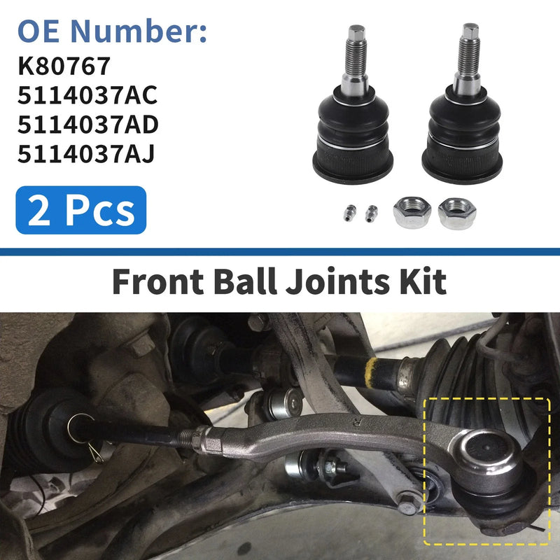 Jeep Cherokee 2 x Front Lower Ball Joints (2001-2008)