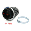44mm Inlet Dia Air Intake Filter Cleaner with Adjustable Clamp Car/Motorcycle