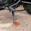 Motorcycle 2 x Kickstand Support Plate Pad Side Stand Extension Pad Orange