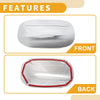 Mazda CX-5 2017-2025 Chrome Silver Tone Fuel Tank Door Cap