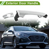 Hyundai Kia Silver Tone Front Left Exterior Door Handle (2011-2016)