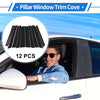 Land Rover Range (2003-2013) Black 12 Pcs Door Pillar Window Trim