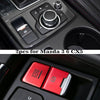 Mazda 3, Mazda 6, CX-5 Cap Button Cover Trims Decor - Aluminum Alloy