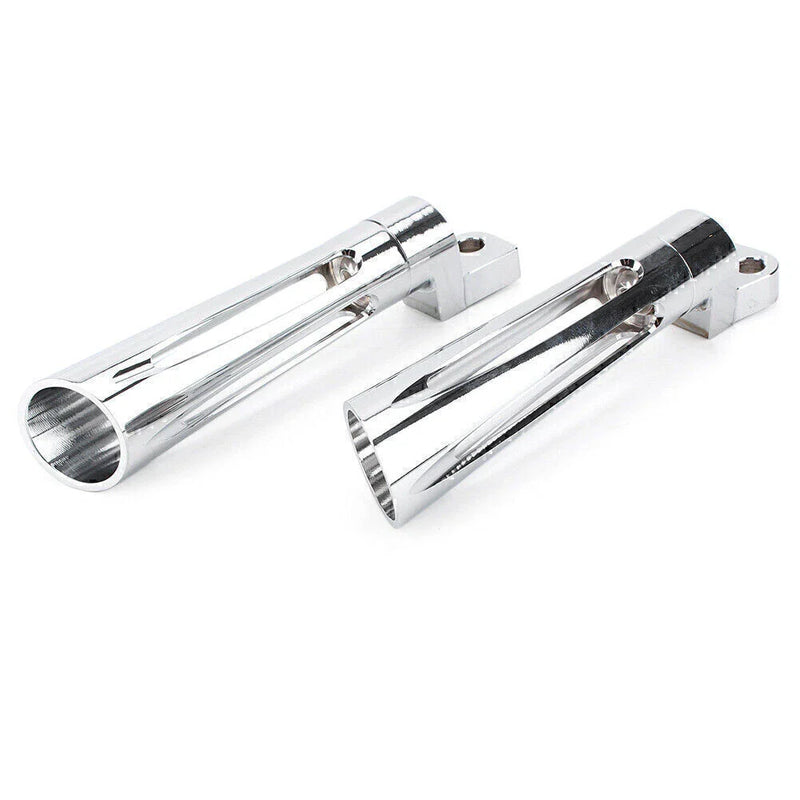 Harley Dyna FXSB FXCW FXS Sportster XL1200 Chrome CNC Footpeg Footrest (2012-2017)