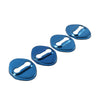 Honda, Toyota, Mazda, Hyundai 4 x Blue Car Door Lock Protective Covers