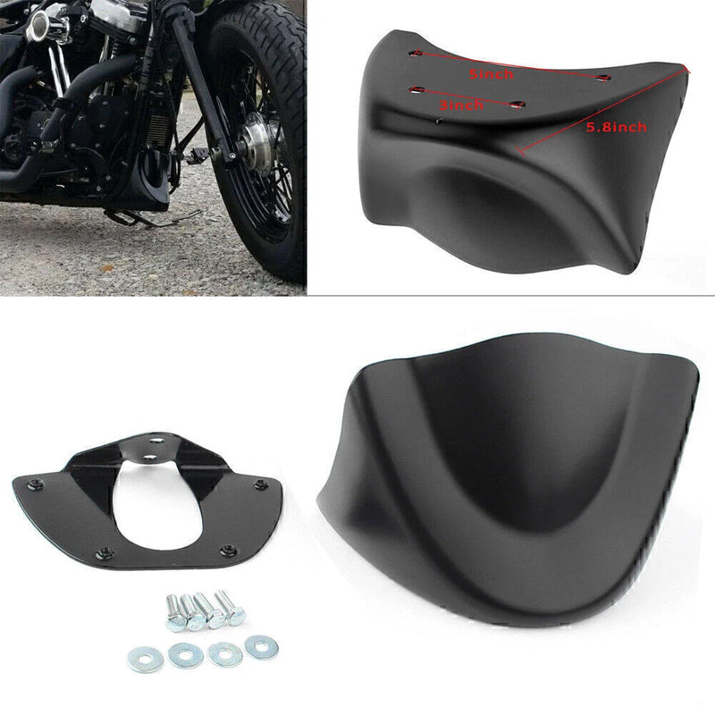 Harley Dyna FXD FXDB Matt Black Front Chin Spoiler (2006-2015)