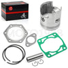 EZGO 2 Cycle Gas Golf Cart Piston Ring & Gasket (1976–1988)