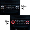 Mazda 3, CX-5 AC Climate Control Knob Ring Covers (2014-2019)