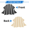 Hyundai Elantra Carbon Fiber 8pcs Door Pillar Window Trim (2017-2023)