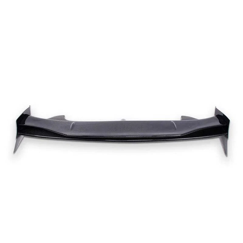 Mini R55 R56 Clubman Real Carbon Fiber Double Rear Spoiler  Roof Wing